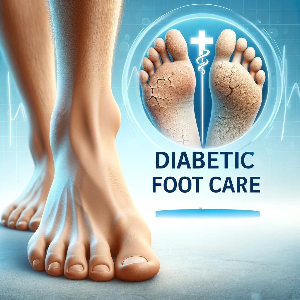 diabetic dry feet