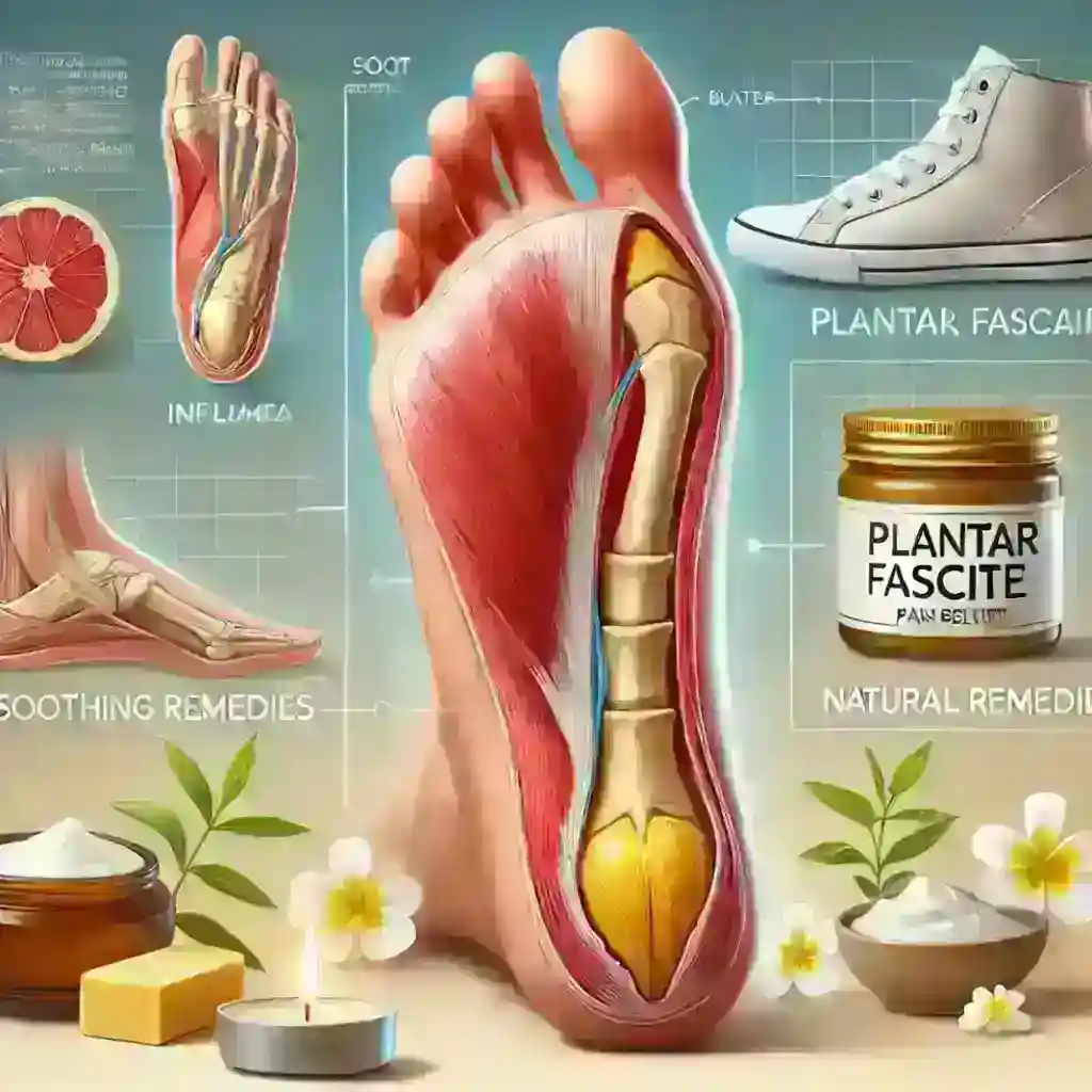 Does shea butter help pain plantar fasciitis ?